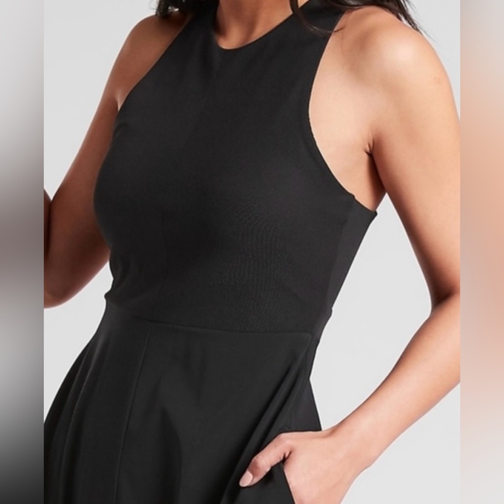 Athleta Black Midi Dress - Picture 5 of 16